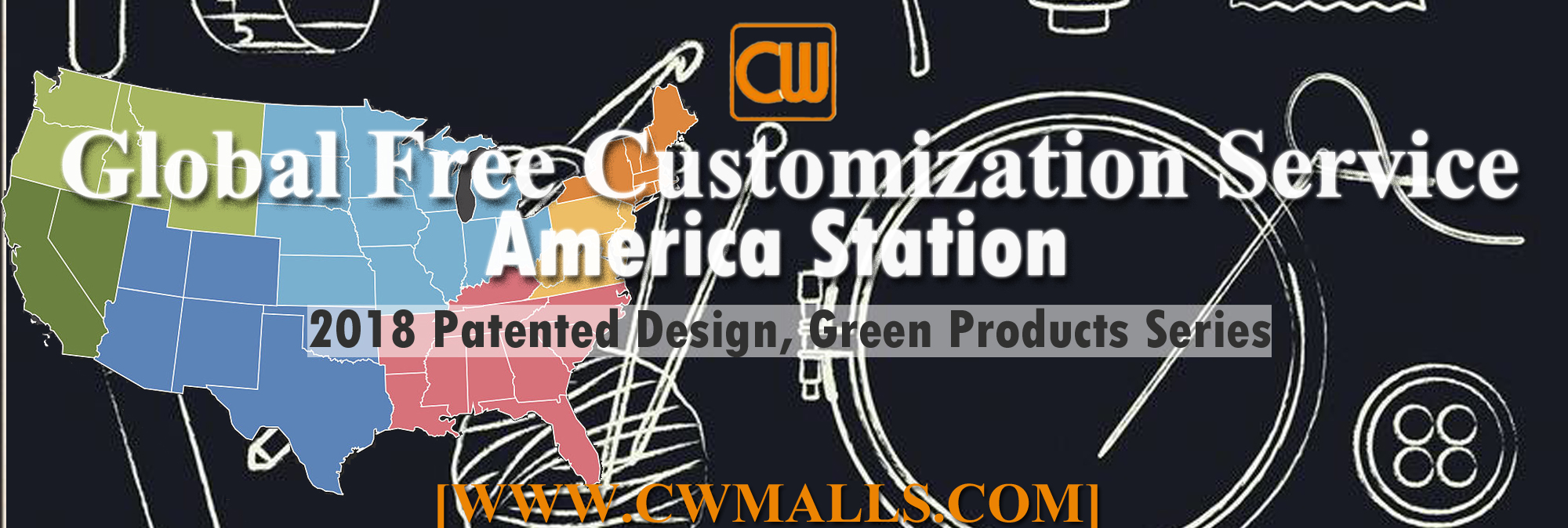 CWMALLS Global Free Customization Service America Station