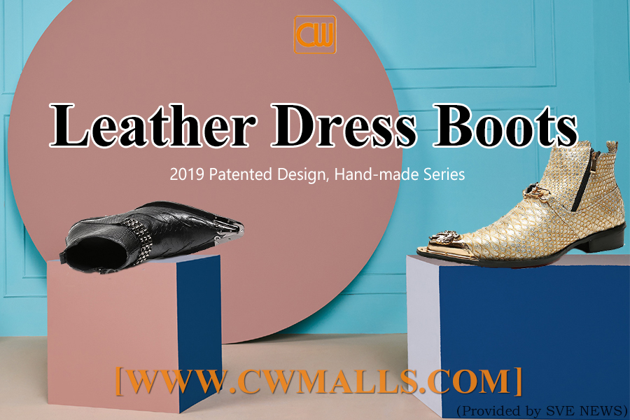 CWMALLS leather dress boots