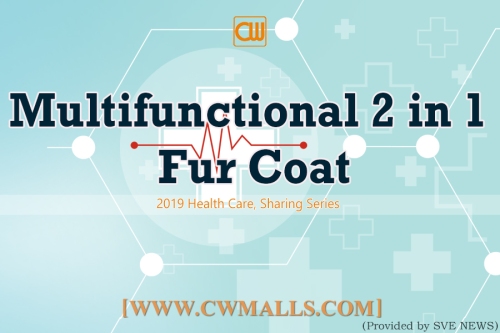 CWMALLS® Multifunctional 2 in 1 Fur Coat 2019.8.6
